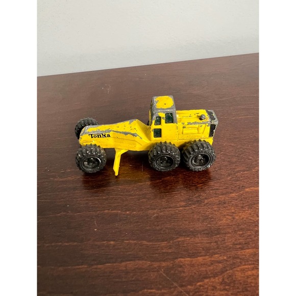 Vintage Tonka yellow and black toy tractor - Picture 3 of 7